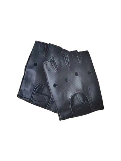 1 Pair Unisex Fingerless Sports Gloves, Suitable For Weightlifting, Gym Fitness Training