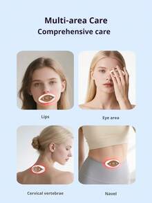 PinkSings 红光丰唇仪，二合一唇眼护理工具，加热抗衰老，抚平唇纹，丰唇淡化黑眼圈，4档加热温度 - 白色 - 查看 6