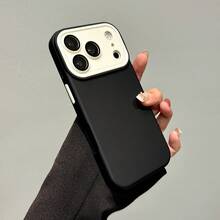 适用于 17 Pro Max 的彩色纹理防尘保护壳，带镜头保护膜；兼容 16 Pro 的保护壳；兼容 15 Pro 的防指纹软壳；兼容 14 的全包防摔保护壳；兼容 13 的通用保护壳，男女皆宜。 - 橘色 - 查看 12