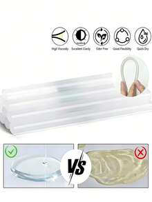 Bulk Hot Melt Glue Sticks - Bulk Filler, DIY Crafts, Art Supplies - Suitable For Valentine's Day, Christmas Decorations (No Chemicals)