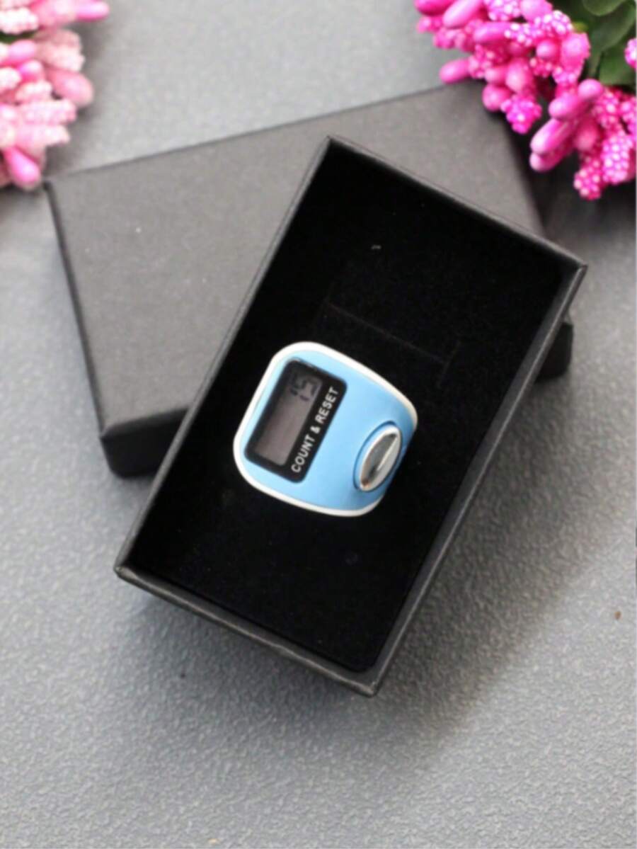 1 pieza-6 piezas Contador de oraciones, herramienta de conteo deportiva, contador de cuentas numeradas con función de reinicio, pantalla de 5 dígitos* - Multicolor - Ver 1