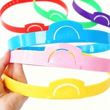 hoojojo 6Pcs Adjustable Game Headbands, 6 Colors Card Insertable Headbands, Word And Letter Teaching Props, Cognitive Board Game Accessories, Creative Interactive Learning Supplies, Fun Group Activity Essentials For Classroom, Family Gathering, Office, Camping, Birthday Party - Nhiều màu - Xem 11