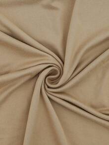 V领纽扣复古印花T恤，美式休闲做旧英式图案小众复古风格女式上衣 - 黃色 - 查看 6