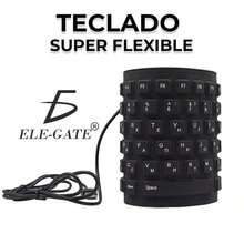 Teclado flexible USB para PC y laptop con teclado numérico y resistente al agua - Negro - Ver 5