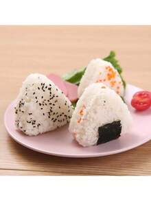Triangular Rice Ball Mold Large Transparent Sushi Rice Ball Press Tool For Bento Box Durable Plastic Kitchen Tool Easily Make Homemade Rice Balls - 1 - View 3