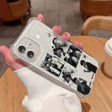 Funda Creativa para Teléfono con la Popular Serie Coreana de TV W-Weak Heroes, Diseñada para Varios Modelos de  Incluyendo 17, 16E, 16, 15, 14, 13, 12, 11 Mini, Pro, Max, Air, X, XR, XSMAX, 8 y 7 Plus, con una Cubierta Trasera Suave Transparente Que Ofrece - Color 1 - Ver 6