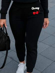 Women Two-Piece Outfits - Negro solido - 查看 3