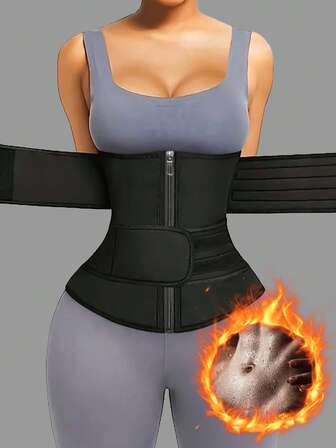 1 pieza de cinturón deportivo para mujer, cinturón de entrenamiento de cintura, corsé moldeador de abdomen y cintura, recortador de cinturón para mujer, cinturón para mujer, corsé de abdomen y cintura, cinturón de sauna deportiva para abdomen, cinturón de ejercicio, herramientas de entrenamiento abdominal, transformador de figura, cinturón de ejercicio, entrenamiento abdominal, cinturón de corsé, cinturón de control abdominal para mujer, cinturón de yoga y carrera, regalo para amigos