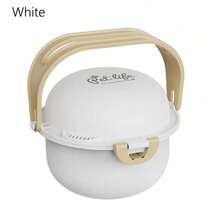 1个便携式可折叠宠物旅行碗 - 耐用材质，多功能猫狗喂食碗，带盖，适合户外和车载旅行，宠物旅行必备 | 可折叠碗 | 安全盖设计，宠物旅行必备