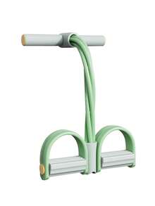 This New Contrast Color Foot Resistance Band, 4-Tube Yoga Assist Rope, Sit-Up Training Leg Stretching Band, Yoga Mat Hand Resistance Band Elastic Rope For Abdominal And Arm Fitness, Suitable For Various Occasions, Super Convenient To Use Anytime, Anywhere, Great Gift For Valentine's Day, Christmas, Ramadan.