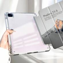 Inspirational Biblical "Psalms 23:4" Mountain Aesthetic Tablet Case For Pencil Holder, Auto Wake/ Sleep Tablet Protective Cover With IPad 10th 11th 9th  Air 4th 8/ 7/ 6/ 5th For IPad Pro Generation Case Christian Birthday Gifts For Women Men Teen - 2017款iPad 9.7英寸 - 查看 8