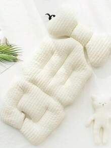 1pc Baby Stroller Seat Cushion, Infant Car Seat Thickened Cotton Pad - Multicolor - View 10