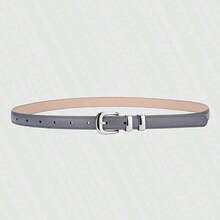 一套女士多功能简约银色扣环三件套腰带，适合搭配牛仔裤，也适合在夏秋季的学校、万圣节等场合佩戴。 - 彩色 - 查看 17