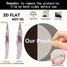 2D Flat Printing, Suitable For Gifts In 4 Seasons(0.3cm Thickness), Color Printed Acrylic Easter Wreath Decorative Signs And Transparent Cross And Egg Patterns, Multifunctional Desktop Display, English Text, Home Decoration, And Birthday Graduation Gifts - Multicolor - View 7