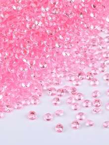 2000颗亚克力水晶填充珠，仿钻石宝石，适用于花瓶填充，可用于婚礼装饰、家居装饰、桌面摆件、活动、情人节礼物、摄影道具、鱼缸装饰、生日和毕业礼物、房间装饰、花瓶、玻璃花瓶等。 - 多色 - 查看 10