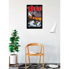 Buy ART FOR LESS - Póster artístico con licencia oficial de Dio Holy Diver de 24 x 36 pulgadas impresión decorativa papel de póster listo para enmarcar - como en la foto - Ver 2