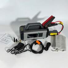 SUITU 全新轮胎充气泵带启动器便携式空气压缩机 - 汽车配件，无线汽车电池启动器，12V 紧凑型汽车启动电池组，电池增压器，启动盒，14.8V 2500Mah 便携式充电器和启动电缆，适用于轿车、SUV、MPV、皮卡和摩托车的智能气泵！