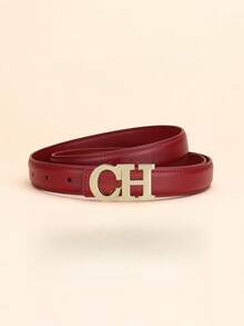 这款新款女士腰带采用字母合金扣，设计时尚独特，适合日常穿着、休闲场合、派对以及作为礼物。 - 彩色 - 查看 9