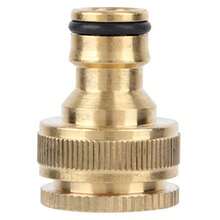 Quick Connector Garden Hose Fittings Conectores de Manguera de JardíN de LatóN 3 4 Garden Hose Quick Connect Adapter Brass Connect Fitting Adaptador de Manguera para Jardín Doméstico - como en la foto - Ver 4