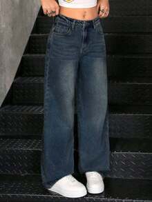 Women Jeans - Navy Blue - View 6