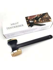 EstiloTendenciaAblandador De Carne De Cocina, Herramienta De Mazo Manual De Alta Resistencia, Martillo De Carne Utilizado Para Filete, Pollo, Pescado, Carnes Con Mango CóModoCalidad PremiumVersióN Mejorada - 1 - Ver 2