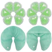 Lyntimo 2pcs Breast Ice Packs With Soft Cover, Hot/Cold Breast Pads, Essential For Nursing Mothers - Multicolor - View 13