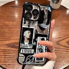 Funda de teléfono para raperos Duki compatible con for  16, 15, 14, 13, 12, 11 Pro Max, X, XR, XS Max, 8, 7 Plus, resistente a golpes y trasero suave transparente. - Color 1 - Ver 4