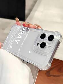 La imagen está en blanco, por lo que no puedo ponerle título. Por favor, incluye una imagen. Funda para iPhone con diseño de elementos, compatible con los modelos 16, 15, 14 Pro Max, 13, 12, 11, XR y XS Plus. Fabricada en silicona TPU, ofrece protección contra golpes y caídas, además de una excelente sensación al tacto. Es el regalo ideal para familiares, amigos y seres queridos. - transparente - Ver 5