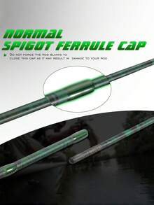 SOUGAYILANG 1.68/1.8M Carbon Fiber Fishing Rod With Ceramic Guides, High Sensitivity Ultralight Pole With Comfortable EVA Handle,Spinning&Casting Rod For Bass/Trout/Saltwater&Freshwater - Green - View 6