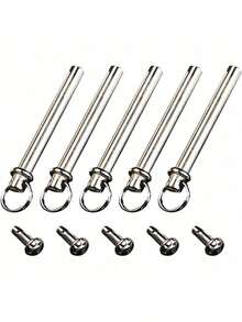 EstiloCiieeo 5juegos Remaches Y Tuercas para Eje De Ventilador Kit De Reparación para Ventiladores De Mano Accesorios De Mantenimiento Prácticos Y DuraderosVersión mejorada