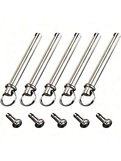 EstiloCiieeo 5juegos Remaches Y Tuercas para Eje De Ventilador Kit De Reparación para Ventiladores De Mano Accesorios De Mantenimiento Prácticos Y DuraderosVersión mejorada