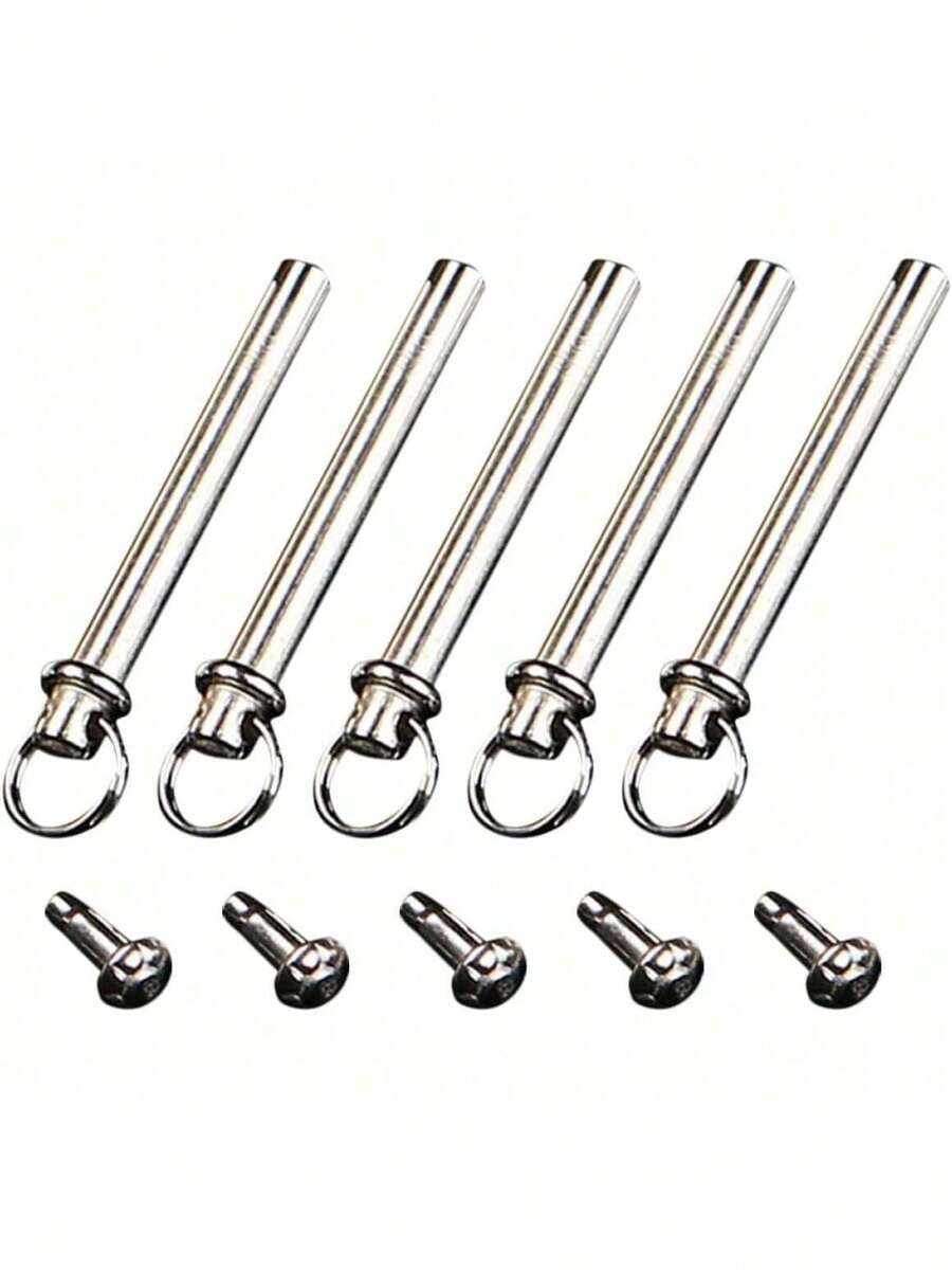 EstiloCiieeo 5juegos Remaches Y Tuercas para Eje De Ventilador Kit De Reparación para Ventiladores De Mano Accesorios De Mantenimiento Prácticos Y DuraderosVersión mejorada