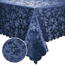 Rectangle Table Cloth, Waterproof Heavy Duty Vinyl Tablecloths, Wipeable Washable Table Cover For Kitchen And Dining Room (Navy Blue, 60inch X 120inch) - NavyBlue120inchx60inchRectangular - View 2