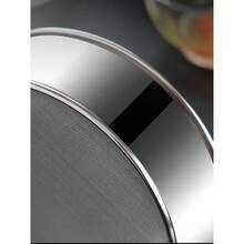 Kit 6 Peneiras Culinárias Em Aço Inox Fubá Farinha Jogo 6 Peças Vários Diâmetros Para Cozinha - Multicolorido - Visão 6