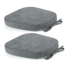 Loveboat Cojines de metal para sillas 14 x 14 pulgadas almohadillas para orejas de metal para sillas de comedor estilo Tolix paquete de 2 unidades color gris oscuro - Grisoscuro - Ver 1