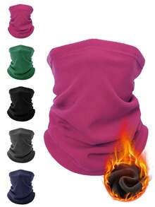 1pc Unisex Multifunctional Warm Neck Gaiter, Suitable For Skiing, Cycling, And Daily Use