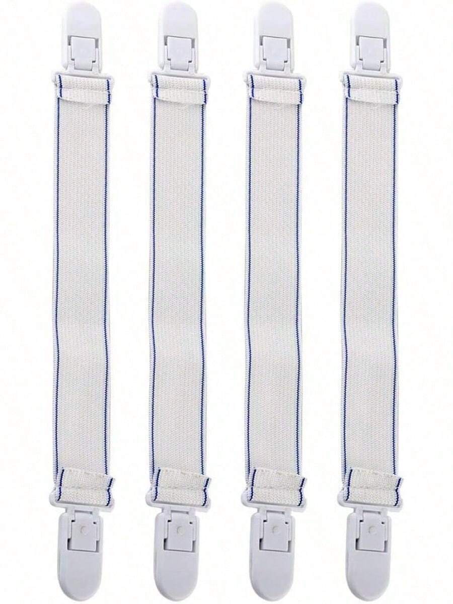 EstiloSujetador De SáBanas, 4 Piezas Sujetadores De Clip De SáBanas Multiusos Sujetadores Sujetadores De Colchones Clavijas De RopaVersióN Mejorada - 1 - Ver 1