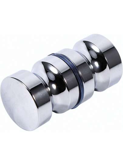 Aleación de Aluminio 1.1, Perilla de Puerta de Vidrio Simple de Diámetro Baño Manijas para Puertas Jaladera Puerta de Cristal Manija para Gabinete de Ducha con Tornillo,37269512