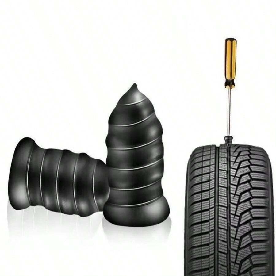 汽车摩托车踏板车自行车轮胎修补钉真空轮胎修补橡胶金属钉套装汽车轮胎配件