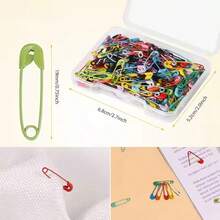 120pcs Black, Silver, Gold Metal Pins, 0.75 Inch, Small, Versatile, Easy To Use, Ideal Sewing Accessory For Crafts, Quilting And DIY Projects, High Quality, Rust And Corrosion Resistant (No Packaging Box) - Multicolor - View 11