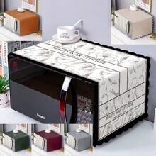 Microwave Oven Cover, Oven Cover, Universal Microwave Oven Dust Cover,Women's Day,Travel Essentials,Wedding Favours,Y2k,Bedroom,Car Accessories Women,Kitchen Decor,Wedding,Y2k,Party,Mother's Day Gift,Bedroom Decor,Garden,Kitchen Decor,Summer,Beach,Travel Essentials,Room Decor,Squishy,Graduation - Multicolor - View 1