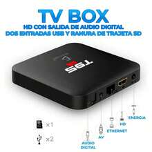 Android TV Box 4K Ultra HD WiFi Doble Banda con Android 11 2GB RAM 16GB ROM Control Remoto Inalámbrico para Televisor Inteligente Streaming - Negro - Ver 3