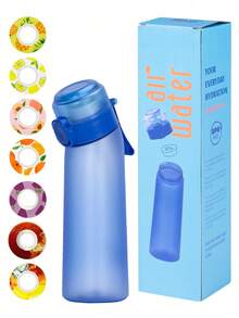 1个彩色包装运动水壶，内含1颗随机口味胶囊，0糖0卡路里，适合户外运动，可用作生日礼物或日常饮水瓶 - 彩色 - 查看 4