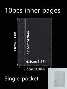 A7透明活页夹，DIY活页笔记本，封口贴，可爱贴纸，贴纸笔记本，贴纸书，贴纸书架，贴纸书替换装，透明贴纸活页夹，透明贴纸书，DIY活页笔记本套装，文具，学习用品，返校用品，照片收纳袋，相册，预算计划本，日记本，笔记本，办公用品