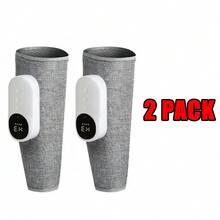 1/2 Pack Leg Massager Cordless Calf Air Compression Massager, Leg Massager For Circulation And Relief, Calf Air Compression Massager With Heat, Leg Massager With 3 Intensities, 3 Modes, Easy To Use, Muscle Relaxation, Gifts - Xám - Xem 12