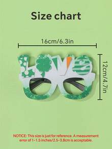 1pc Random St. Patrick's Day Pet Sunglasses For Dogs