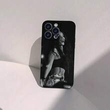 Funda de teléfono de silicona mate negra compatible con iPhone 17 Air, 16, 15, 14, 13, 12, 11 Pro Max, funda suave de TPU, funda compatible con iPhone 17 Pro, 17 Pro Max, 17, 16 Pro - z6 - Ver 12