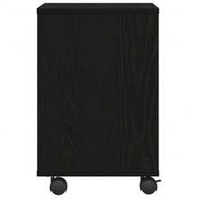 vidaXL Support d'imprimante con supporto Chêne nero 41 x 32 x 48 cm - nero - Visualizzare 7