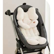 New Baby Stroller Pad, Embroidered Fleece Warm Thick Stroller Cushion For Autumn/Winter - Image Color - View 14