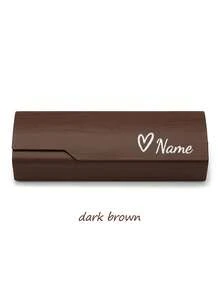 Customizable Eyeglass Case - Personalized Name/Text, Crush-Proof & Scratch-Resistant Eyewear Storage Box, Suitable As Birthday/Graduation Gift For Men & Women, Fits Prescription Glasses & Contact Lenses - Durable & Portable Case - Multicolor - View 9